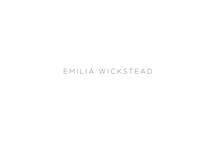 Tablet Screenshot of emiliawickstead.com